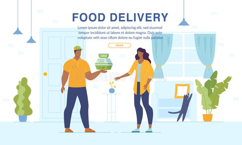 Home Food Delivery Online Ordering Service Webpage
