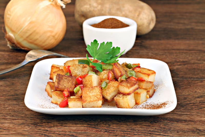 Home Fried Potatoes stock image Home Fried Potatoes stock image