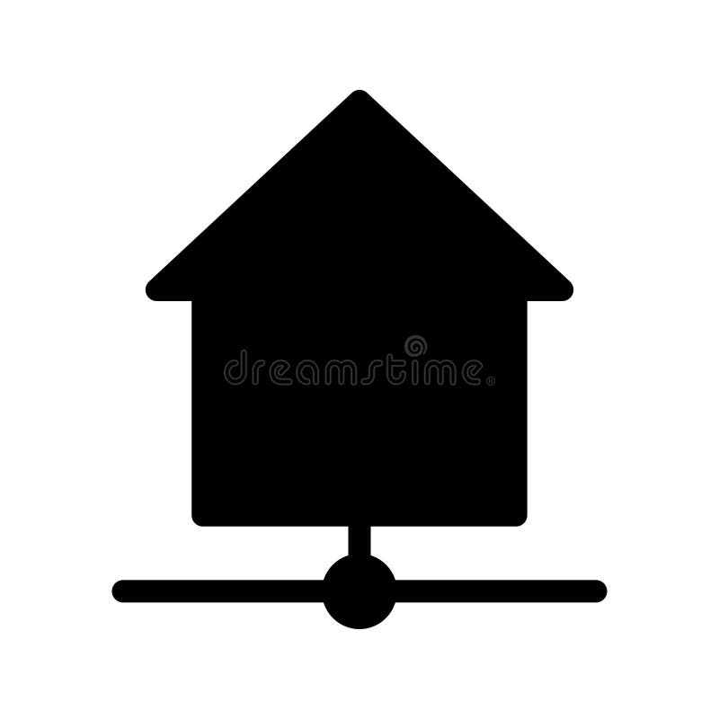 Home glyph flat vector icon vector illustration Home glyph flat vector icon vector illustration