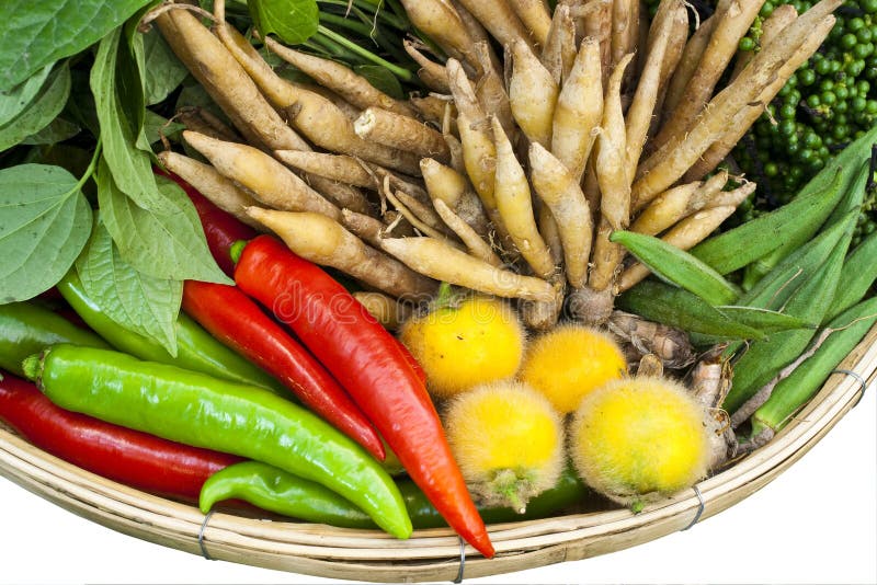 Home Grown Vegetables For Thai Spicy Food Stock Images Image 23853554