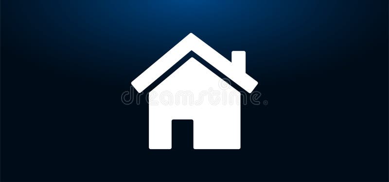 home icon blue background