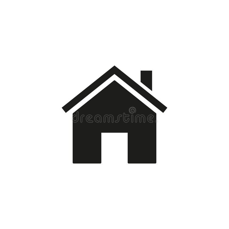Home of icon royalty free illustration