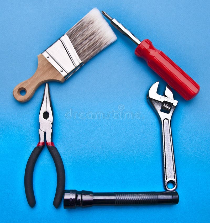 Home Improvement stock image. Image of wrench, home, pliers 14236019