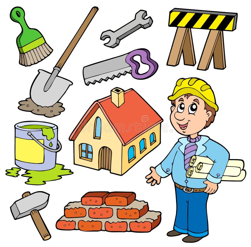 Home improvement collection royalty free illustration Home improvement collection royalty free illustration