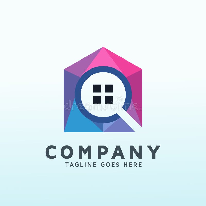 A Home Inspection Company Logo Design Stock Illustration - Illustration ...