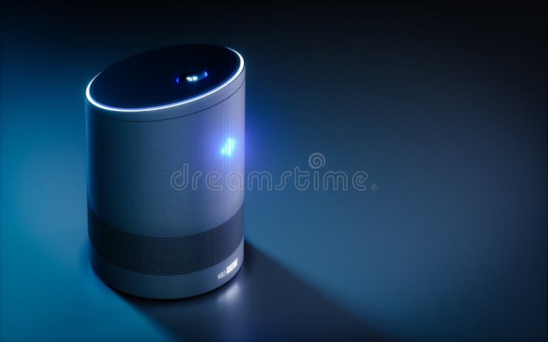 Home Intelligent Voice Activated Assistant. 3D Rendering Concept Stock ... Circuit Diagram