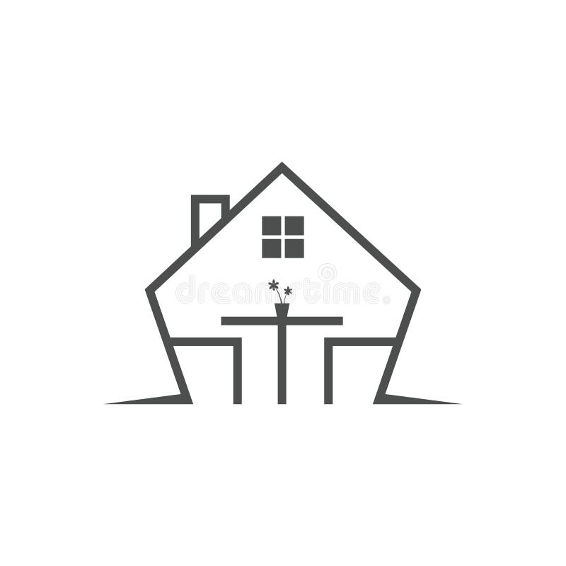 Modern Home Plastering Logo Design Stock Vector - Illustration of ...