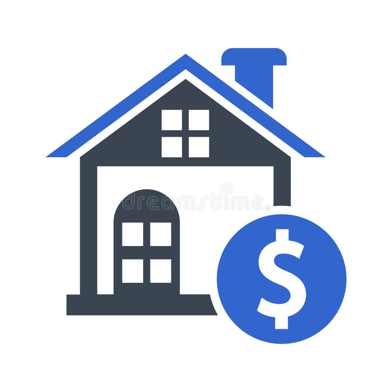 Home Loan Icon stock vector. Illustration of loan, real - 177246521