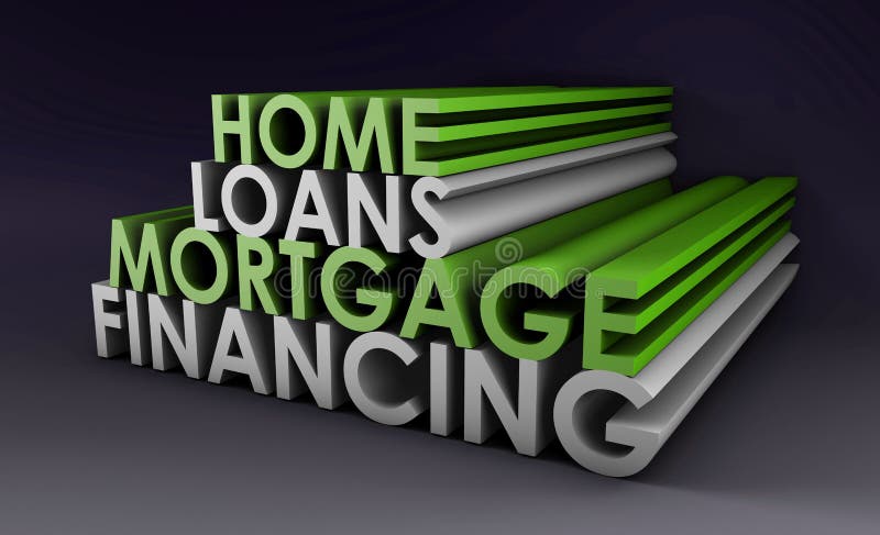 Home Loans vector illustration Home Loans vector illustration