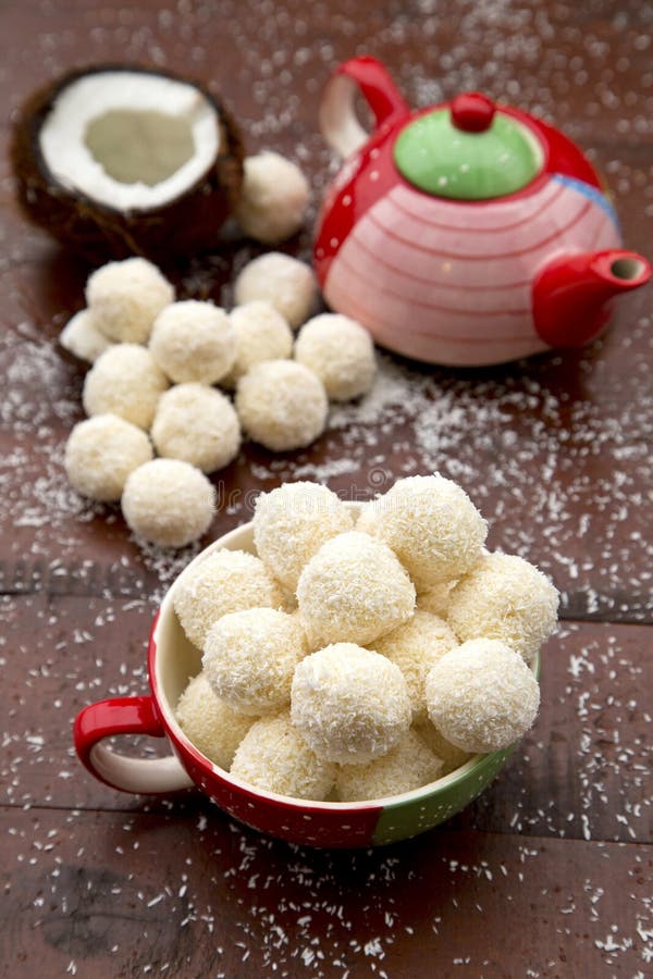Home Made Candies with Coconut Stock Photo Image of candies, coconut