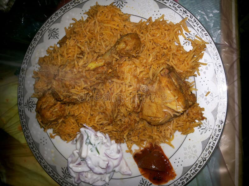 Chicken Briyani stock photography Chicken Briyani stock photography