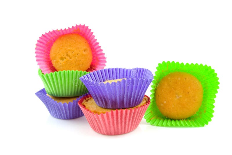 Home made cupcakes royalty free stock photo