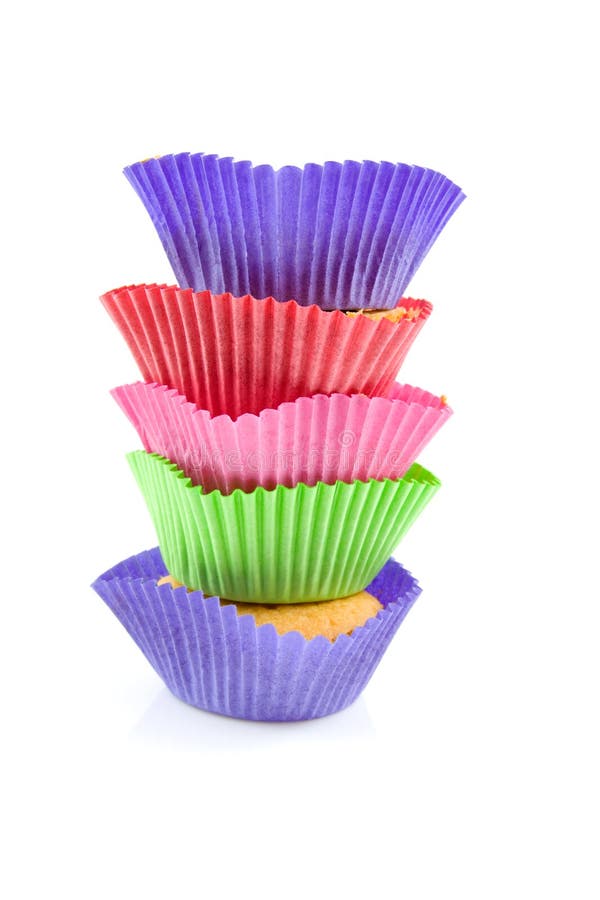 Home made cupcakes stock photography