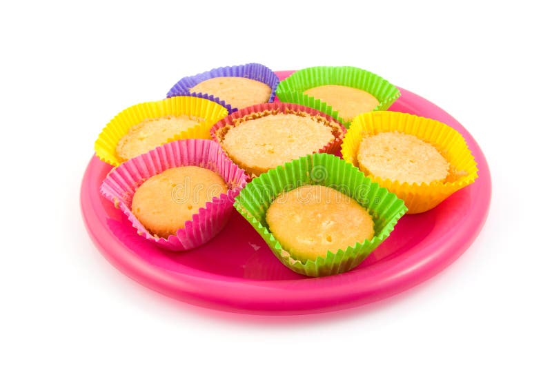 Home made cupcakes stock images