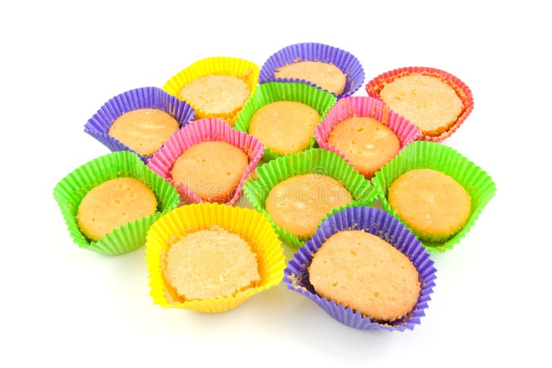 Home made cupcakes royalty free stock photos