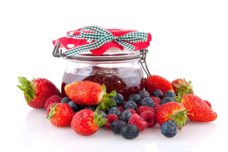 Home made jam royalty free stock photos