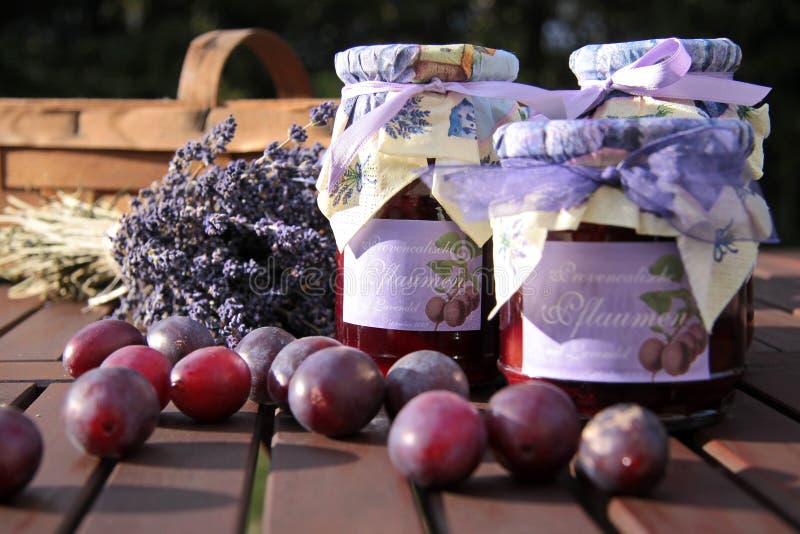 Home-made jam royalty free stock image