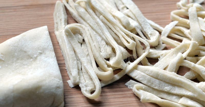 Home-made noodles stock photos Home-made noodles stock photos