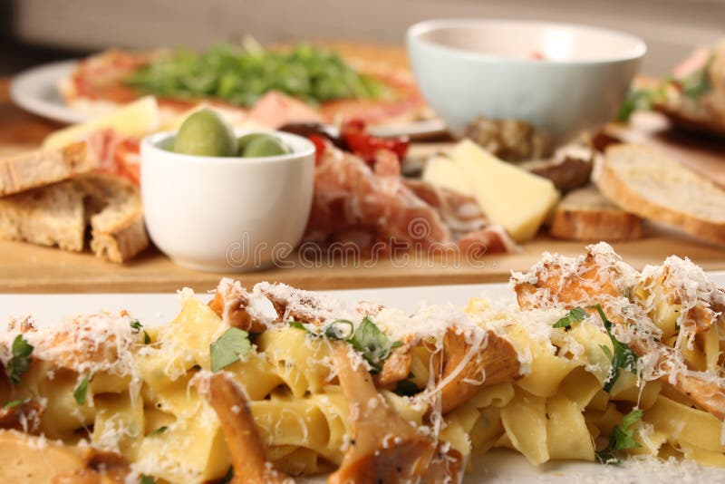 Photo of Italian dinner stock image. Image of tomato - 136026015