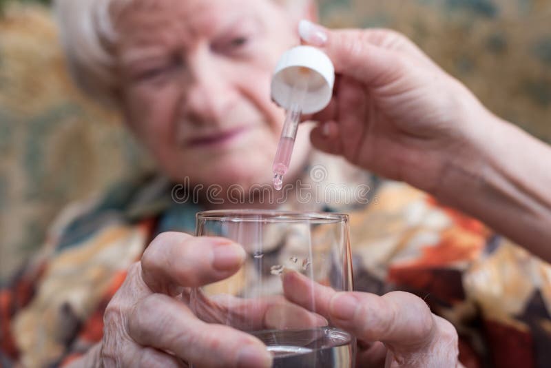 Home medical assistance of seniors stock photography Home medical assistance of seniors stock photography