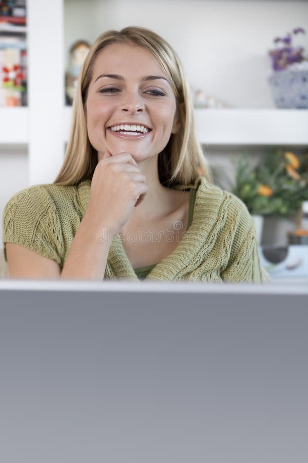 Home office stock photo. Image of caucasian, computer 9988556