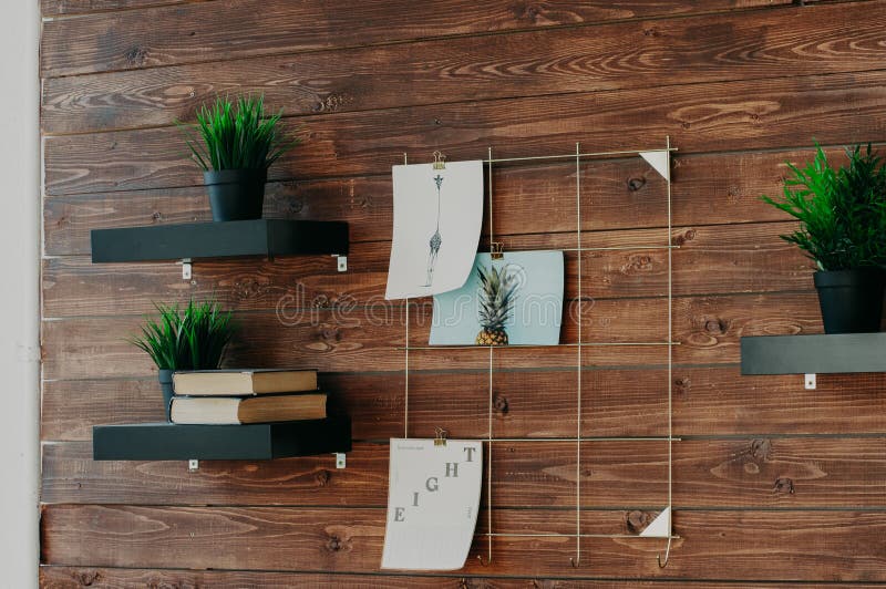 Home Office Wall Interior Stock Photo Image of comfortable