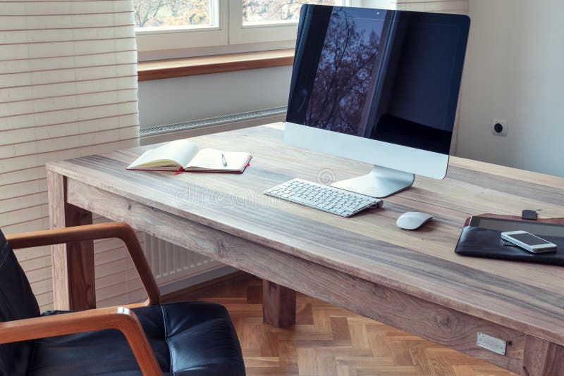 Home office stock image. Image of success, folder, computer 12864679