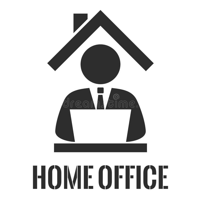 Home office vector icon stock vector. Illustration of learn 214295135