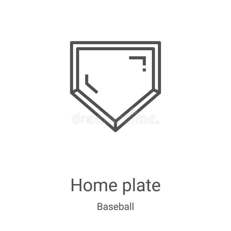 Home Plate Vector Image