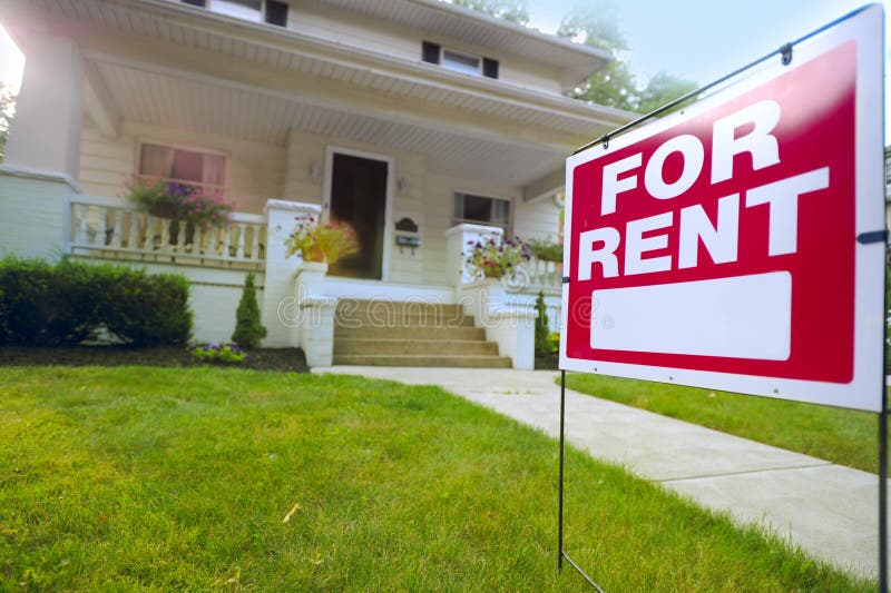 living room for rent sign