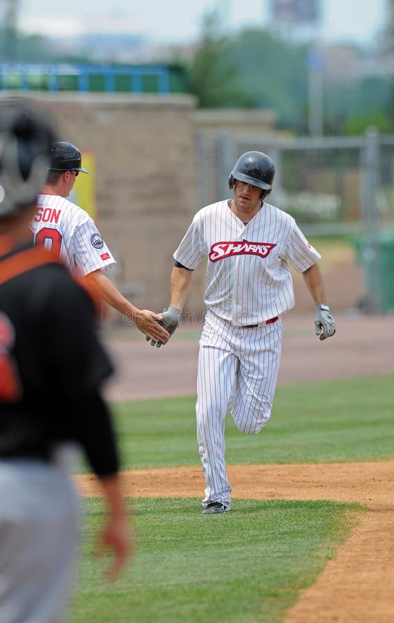 Home Run Trot Drew Macias Baseball Editorial Photography Image of