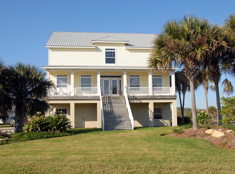 Spanish style Florida home stock photo. Image of arches 2118916