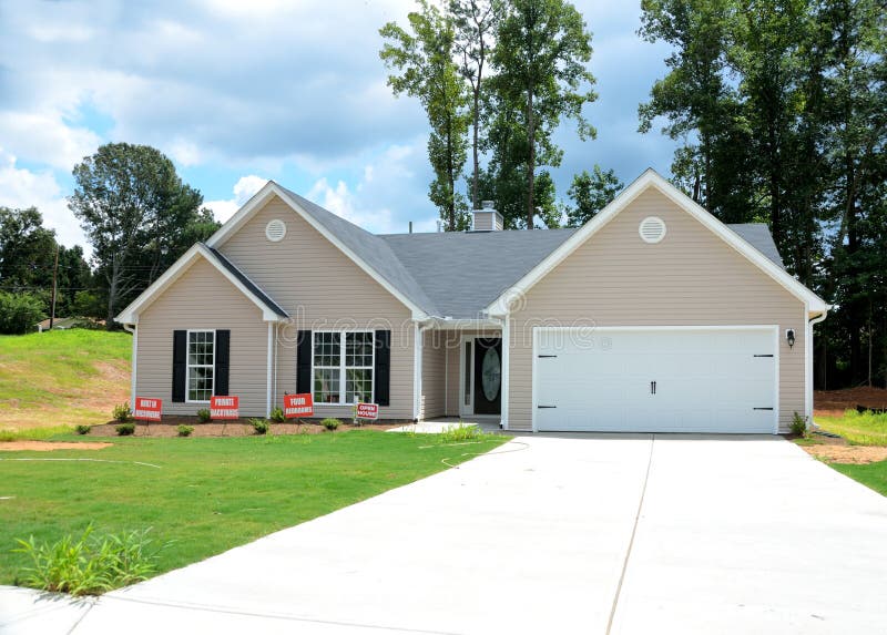 Home for Sale, Winder, Stock Image Image of entry, beige