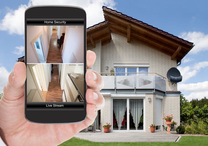 Home security royalty free stock photography