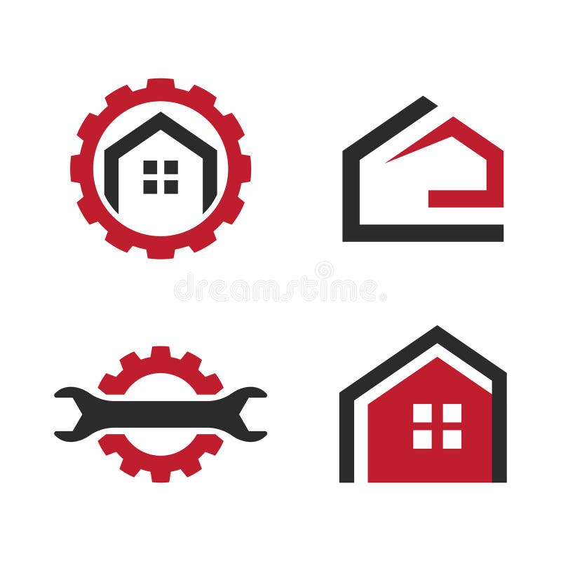 Home service logo icon stock vector. Illustration of element 281425051