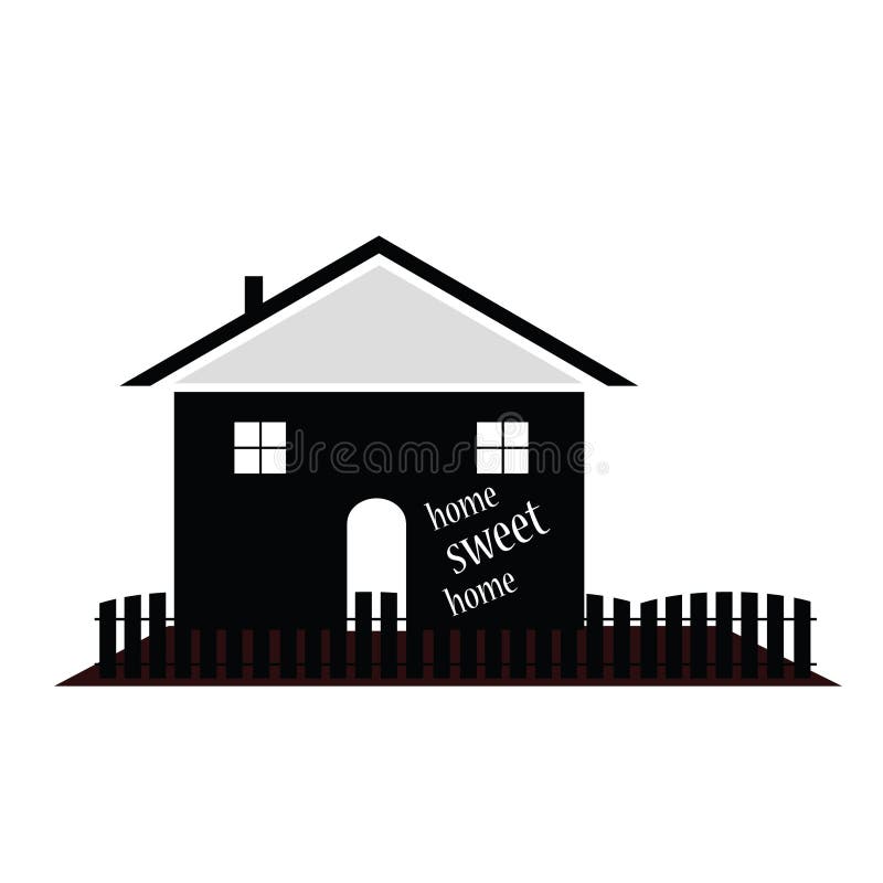 Download Home Sweet Home Vector Silhouette Stock Vector ...