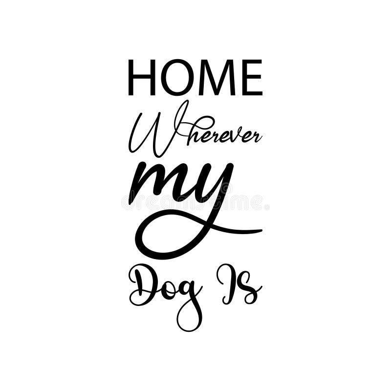 Home is where your Heart is - Typography poster. Handmade