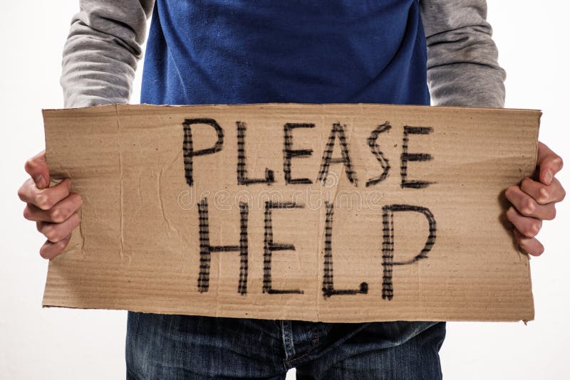 Please help. Homeless man with Board. Homeless help stock. Please help admin. Слова плиз