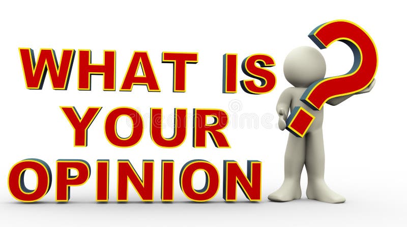 homem 3d - que é sua opinião? ilustração do vetor homem 3d - que é sua opinião? ilustração do vetor