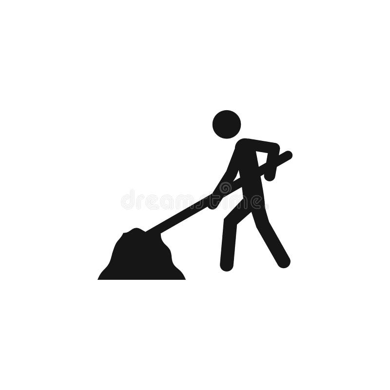 Homem com pá e monte do ícone da areia Grupo universal dos ícones das ferramentas da construção para a Web e o móbil Homem com ve ilustração royalty free Homem com pá e monte do ícone da areia Grupo universal dos ícones das ferramentas da construção para a Web e o móbil Homem com ve ilustração royalty free
