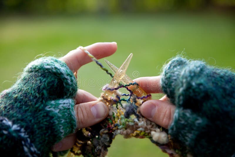 Tricoteiro fotografia de stock royalty free