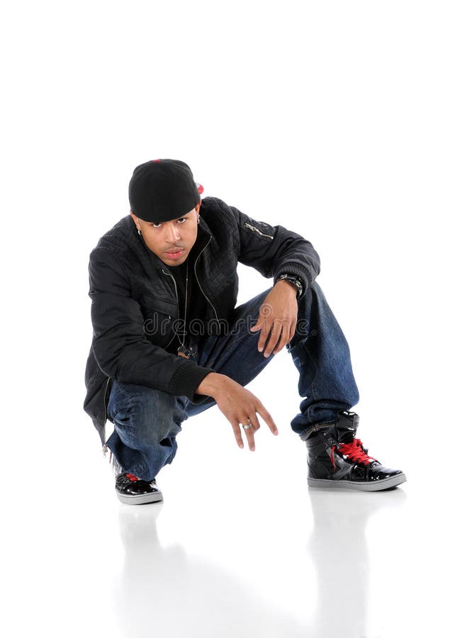 Homem de Hip-Hop imagem de stock Homem de Hip-Hop imagem de stock