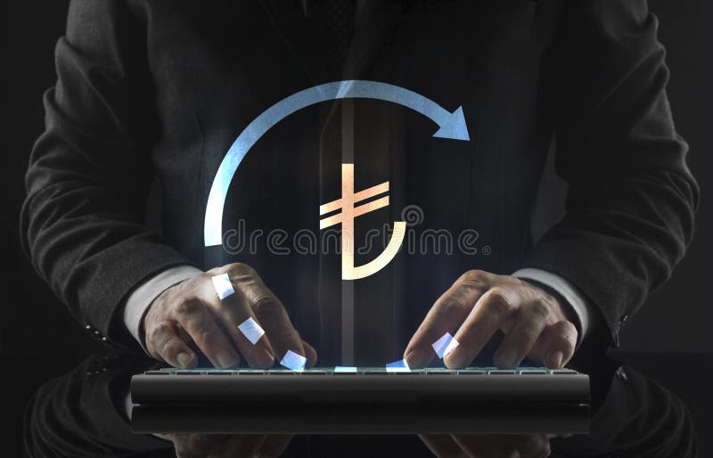 Homem de negócio que trabalham no escritório e ícones que aparecem ilustração royalty free Homem de negócio que trabalham no escritório e ícones que aparecem ilustração royalty free