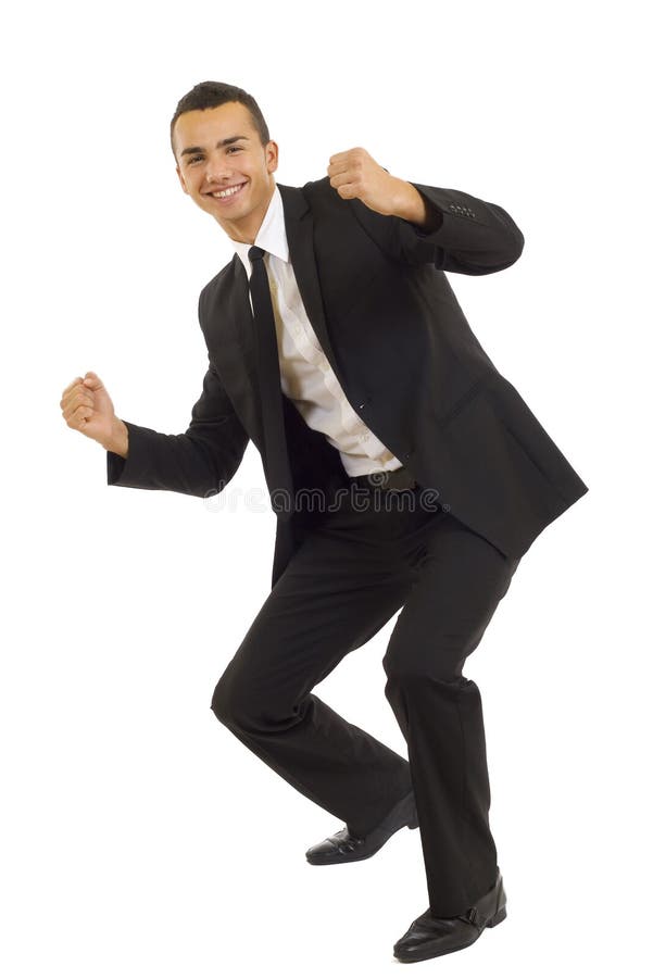 Homem de negócios de vencimento fotografia de stock royalty free Homem de negócios de vencimento fotografia de stock royalty free