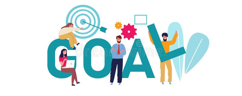 Homem de negócios do conceito do objetivo que aponta o alvo Trabalho da equipe junto para conseguir a ilustração do alvo ilustração stock Homem de negócios do conceito do objetivo que aponta o alvo Trabalho da equipe junto para conseguir a ilustração do alvo ilustração stock