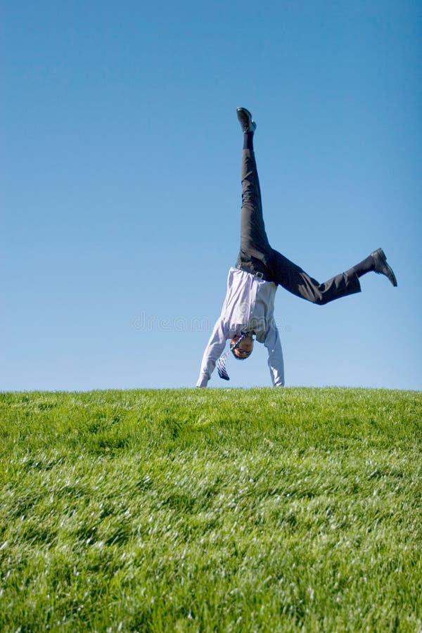 Homem de negócios feliz fotografia de stock Homem de negócios feliz fotografia de stock