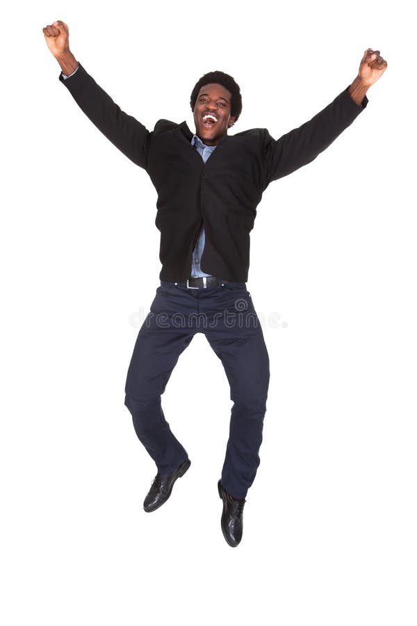 Homem de negócios novo feliz imagem de stock royalty free Homem de negócios novo feliz imagem de stock royalty free