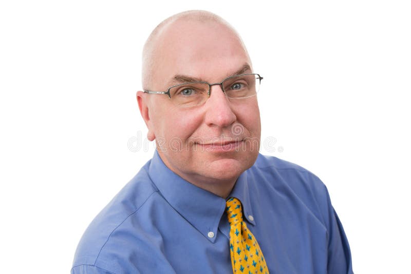 Homem de negócios pensativo que olha a câmera fotografia de stock royalty free Homem de negócios pensativo que olha a câmera fotografia de stock royalty free