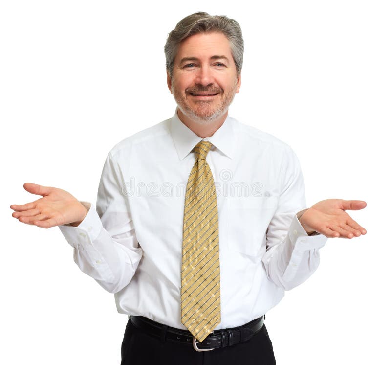 Homem de negócios de sorriso imagens de stock royalty free Homem de negócios de sorriso imagens de stock royalty free