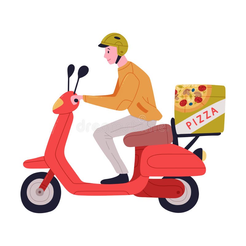 Desenhos Animados Do Menino Do Motociclista Que Guardam O Capacete  Ilustração do Vetor - Ilustração de avatar, lama: 44284578